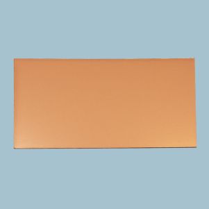 4" x 2" Custom Engraved UV Stable Plastic Plaque (Brushed Copper Penny)