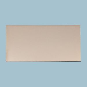 4" x 2" Custom Engraved UV Stable Plastic Plaque (Brushed Stainless Steel)