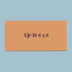 Up to 6x6 Custom Engraved UV Stable Plastic Plaque (Brushed Copper Penny)