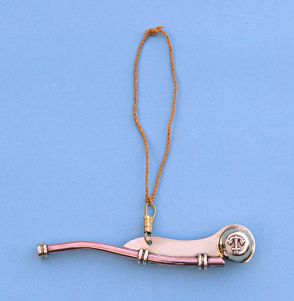 Large Boatswain's Pipe Christmas Ornament