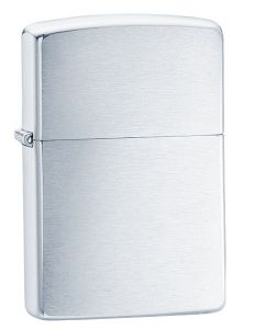 Engravable Zippo Brushed Chrome #200 Lighter