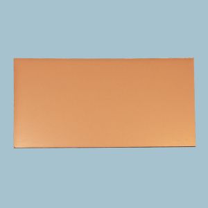 4" x 2" Custom Engraved UV Stable Plastic Plaque (Brushed Copper Penny)