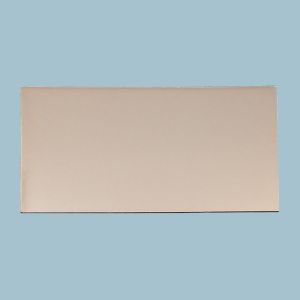 4" x 2" Custom Engraved UV Stable Plastic Plaque (Brushed Stainless Steel)