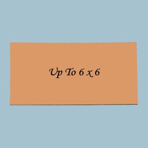 Up to 6x6 Custom Engraved UV Stable Plastic Plaque (Brushed Copper Penny)