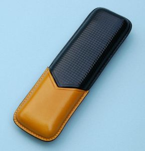 Black and Yellow Double Cigar Holder