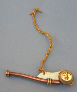 Small Boatswain's Pipe Christmas Ornament