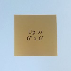 Custom Engraved Brass Plaque