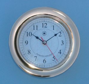 Large Size Solid Brass Ship's Clock