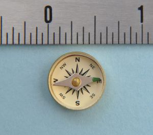 Large Military Special Forces Survival Button Compass