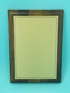 Engravable Presentation Plaque