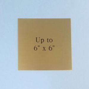 Custom Engraved Brass Plaque