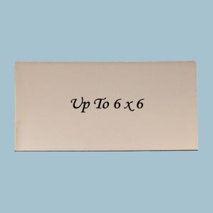 Custom Up to 6x6 Engraved UV Stable Plastic Plaque (Brushed Stainless Steel)