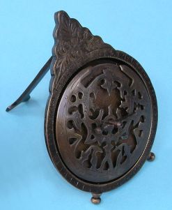 Medium Hand Engraved Brass Astrolabe - Desk Model