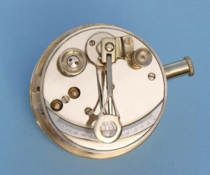 Polished Three-inch Brass Box Sextant