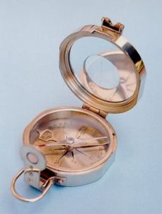 Engravable Clinometer Compass with Round Sighting Window