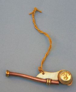Small Boatswain's Pipe Christmas Ornament