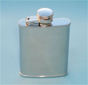 Engravable Stainless Steel 3 ounce Hip Flask